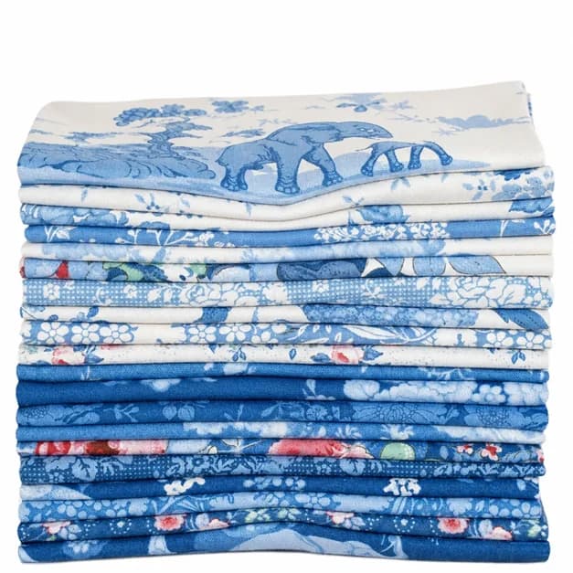 Tilda - Something Blue Fat Quarter Bundle - 20 pieces - Image 1